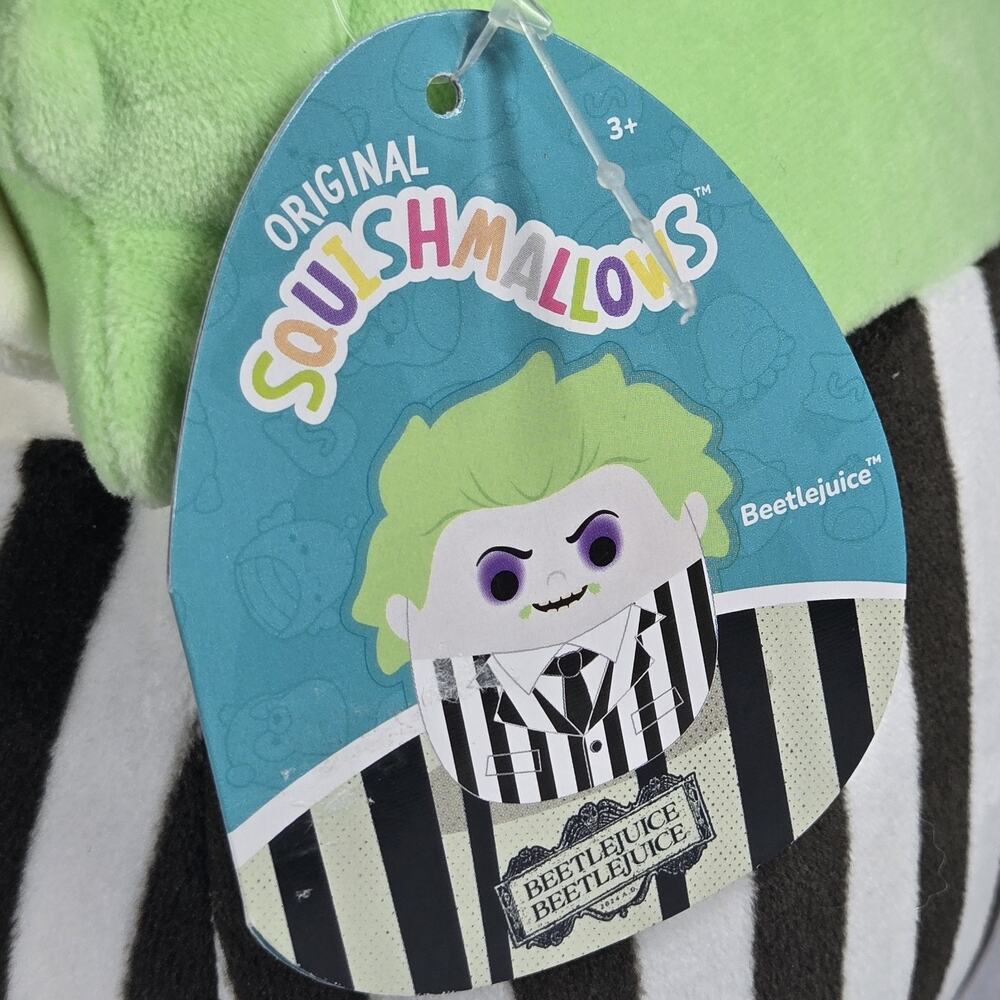 Beetlejuice Squishmallows 2025 Halloween 8 Inch Plush Kellytoy New With Tags - Picture 8 of 12